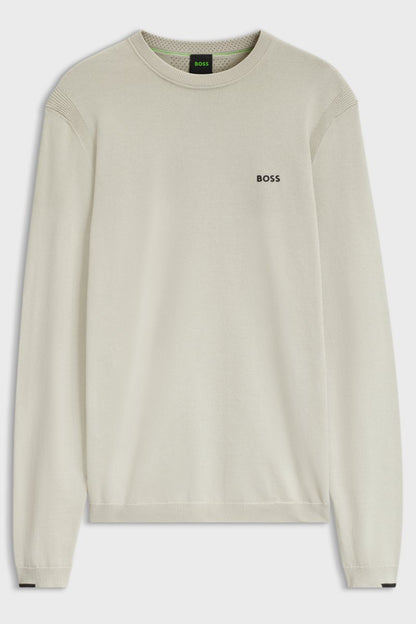Hugo KN_Ever-X CN Knit Aw26 - LGT BEIGE