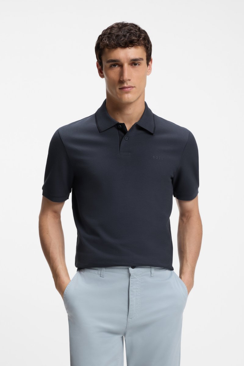 Hugo Phoenix Polo Aw26 - DARK BLUE