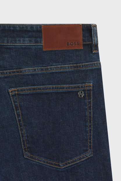 Boss 50564546 Delaware Slim Fit Comfort Stretch Jeans Navy