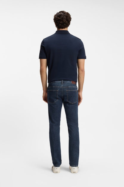 Boss 50564546 Delaware Slim Fit Comfort Stretch Jeans Navy
