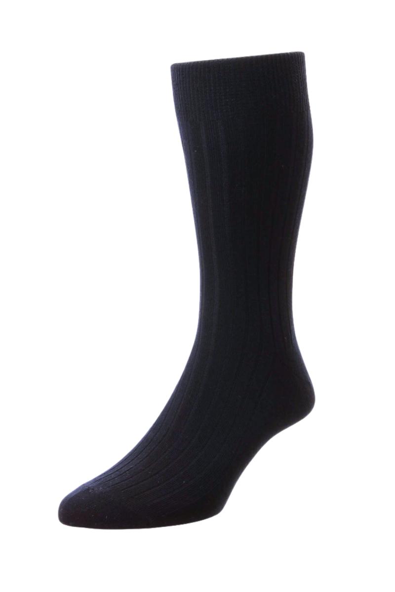 HJ Hall Navy Sock