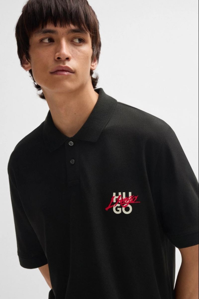 Hugo Dalog Poloshirt Black