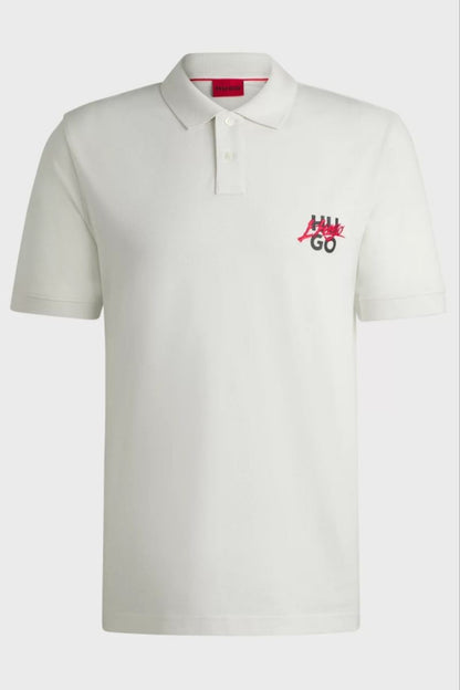 Hugo Dalog Poloshirt Natural