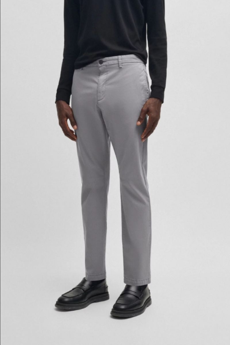 Hugo David222D Trousers Med Grey