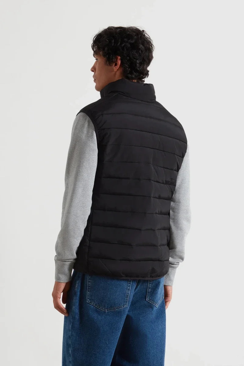 Farah Kennedy Wadded Gilet Black