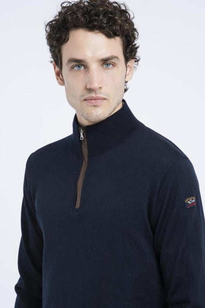 Paul &amp; Shark 11603 1/4 Zip Jumper Navy