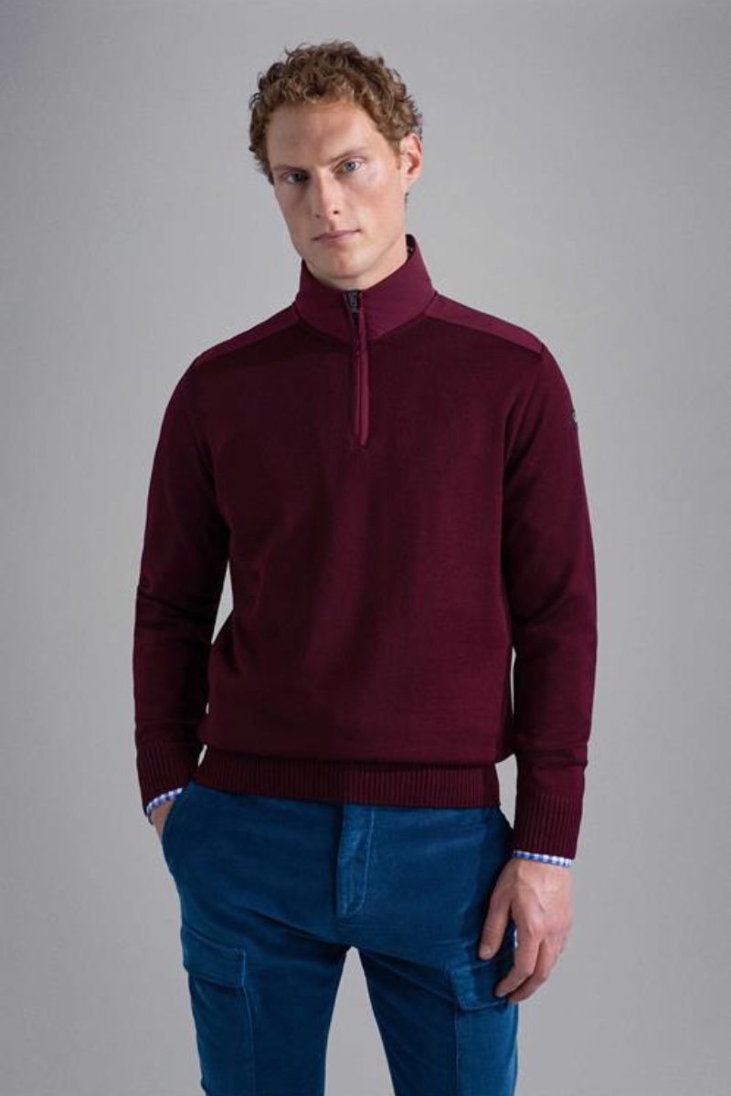 Paul &amp; Shark 11135 Wool Half Zip Jumper