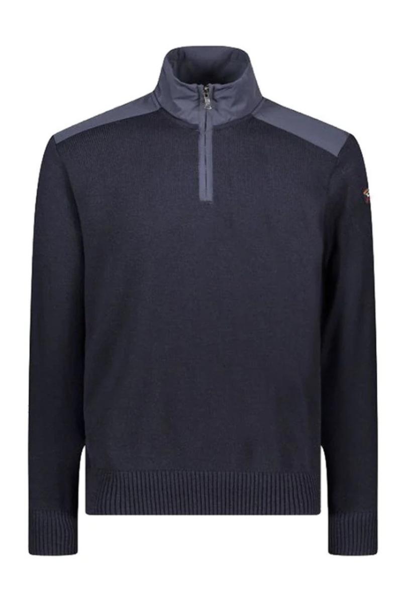 Paul &amp; Shark 11135 Wool Half Zip Jumper Navy