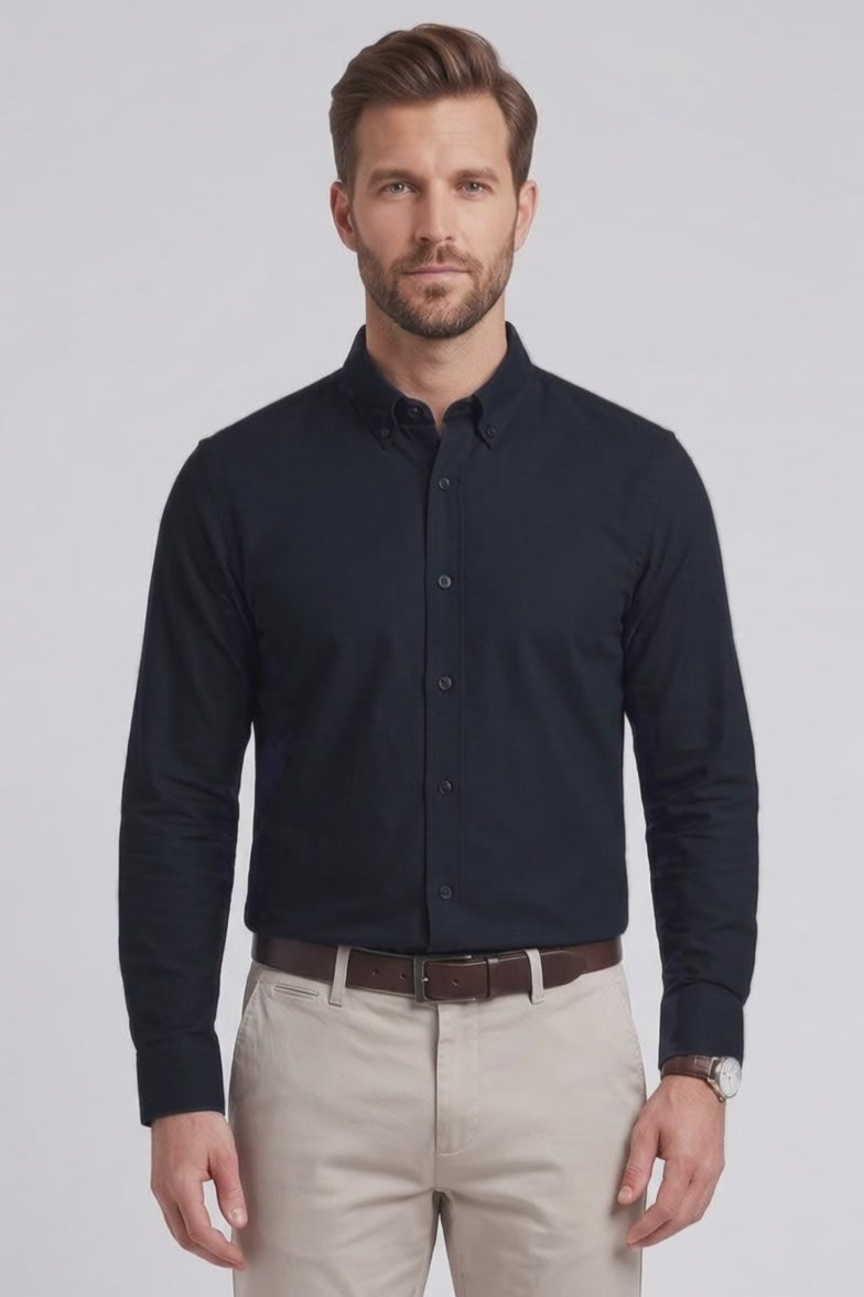 Ed Oliver Oxford Shirt Navy