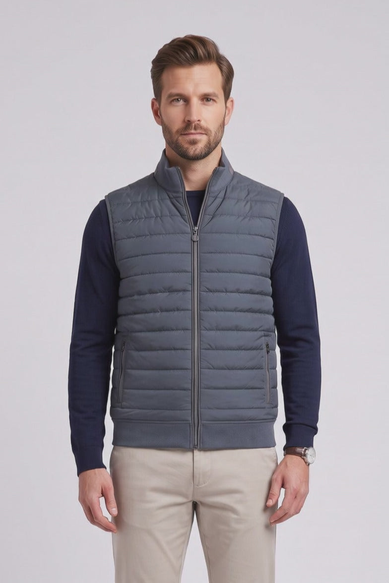 Bugatti 21010 Zip Gilet Navy