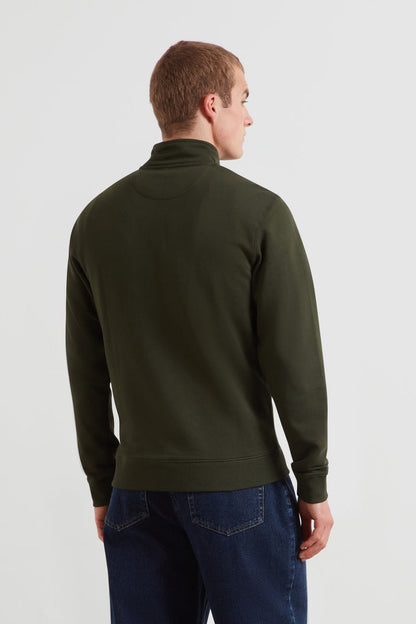 Farah Arnold Quarter Zip Sweatshirt Evergreen