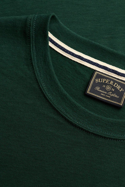 Superdry Essential Company Logo Tee - Forest Green/Deep Green