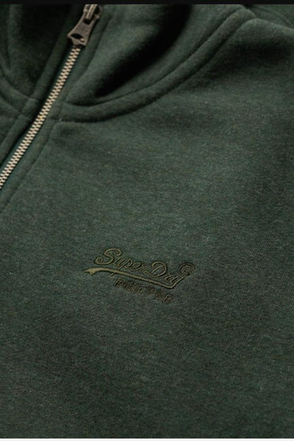 Superdry Ess Logo Henley Forest