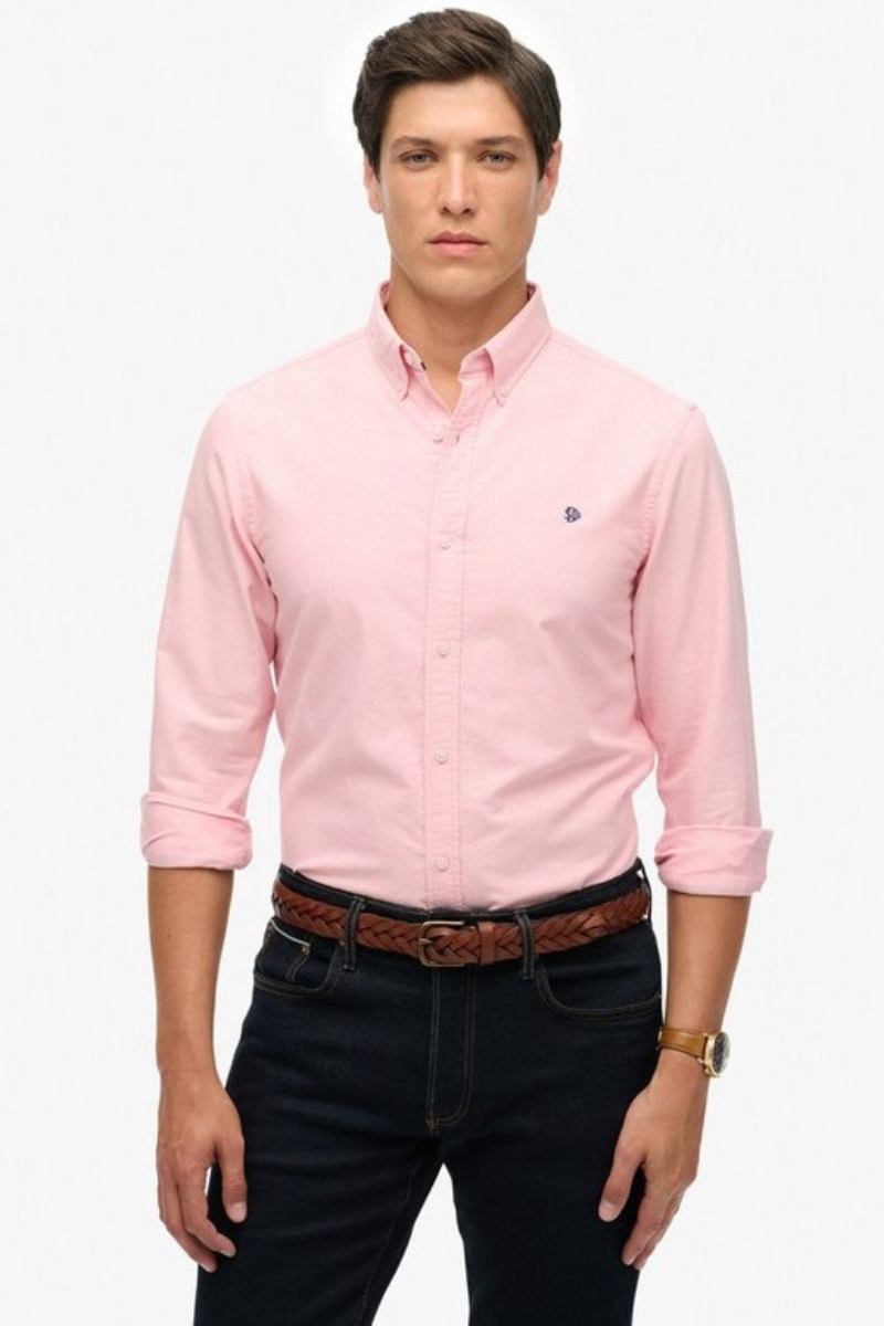 Superdry Classic Oxford Shirt Pink