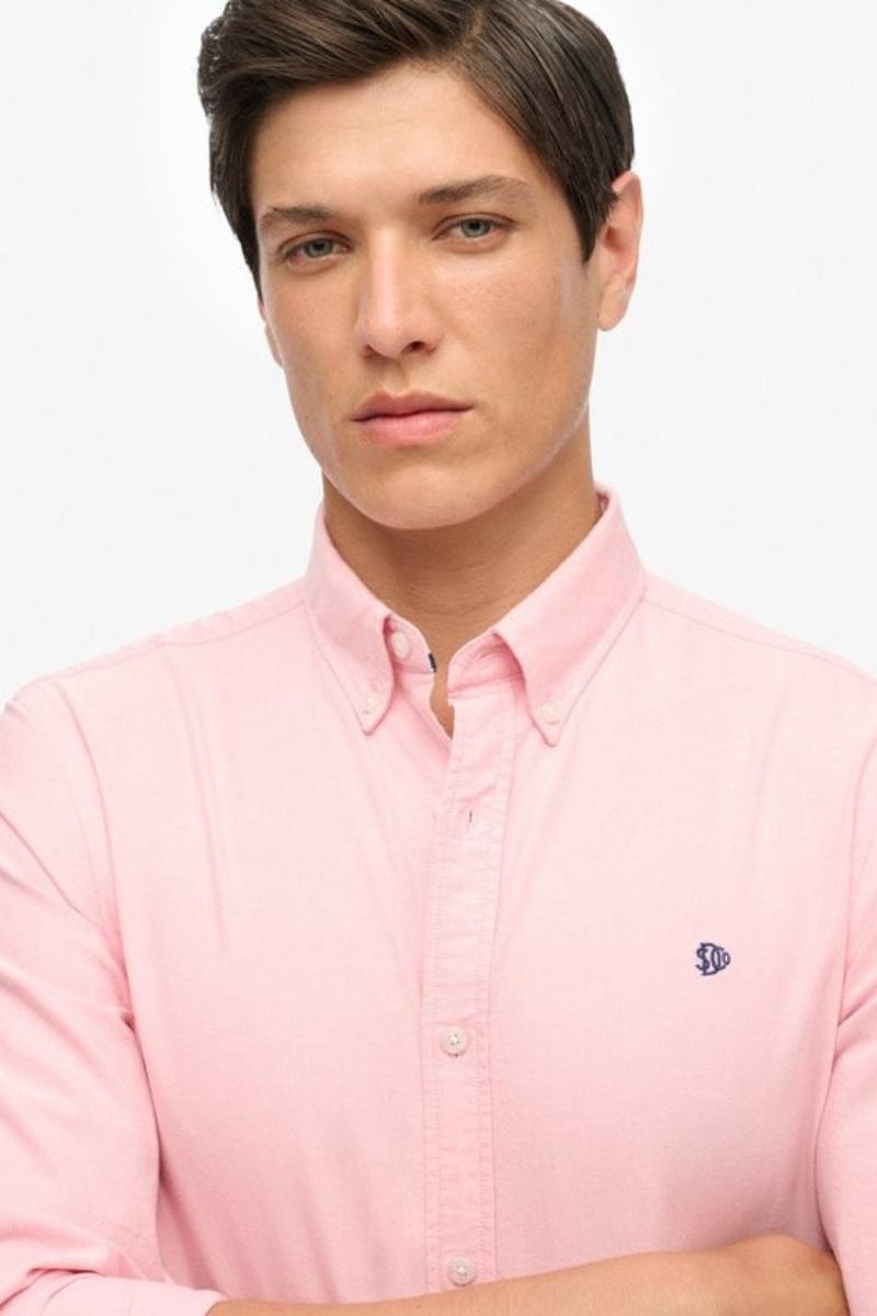 Superdry Classic Oxford Shirt Pink