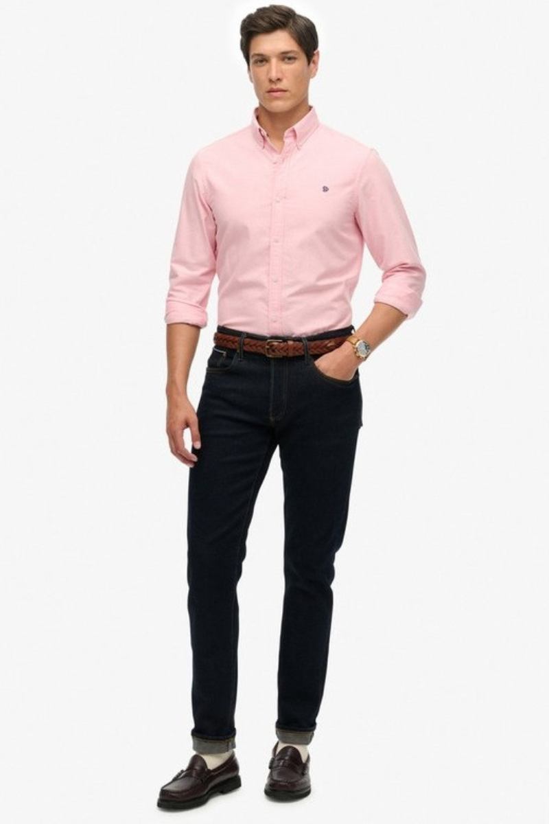 Superdry Classic Oxford Shirt Pink