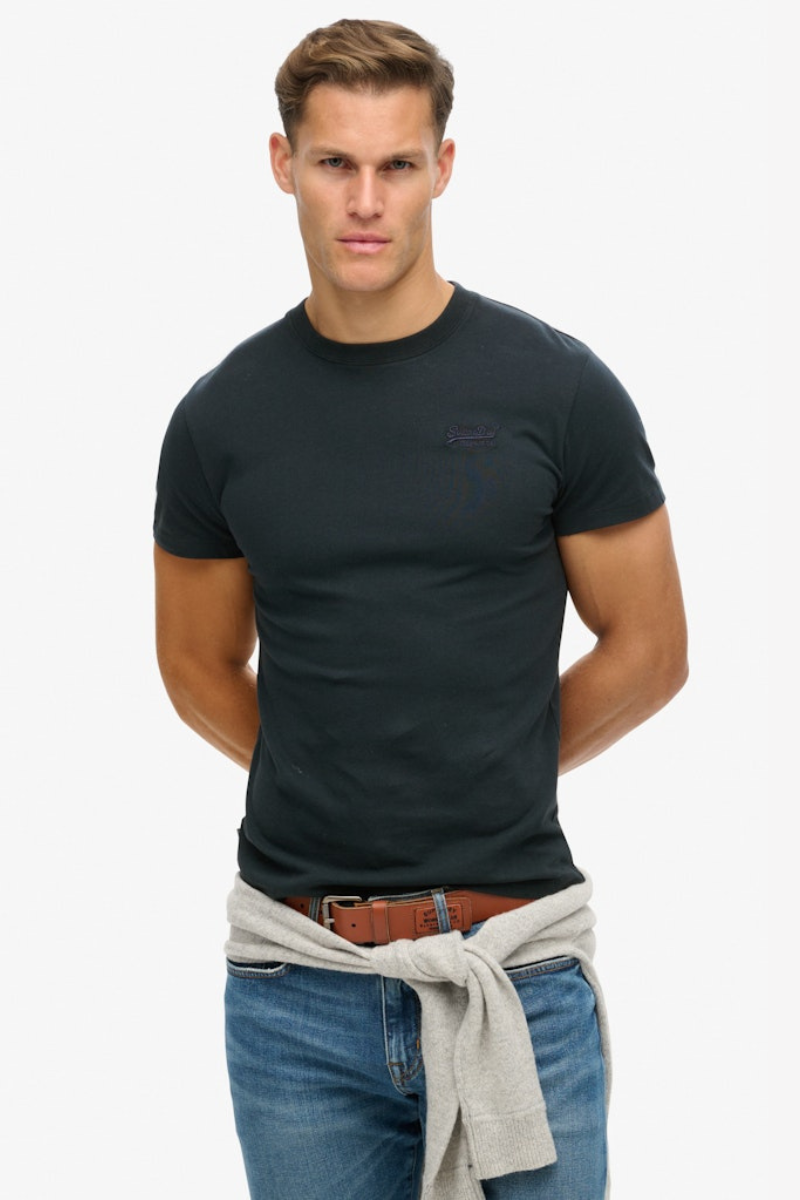 Superdry Essential Logo T-Shirt Eclipse Navy