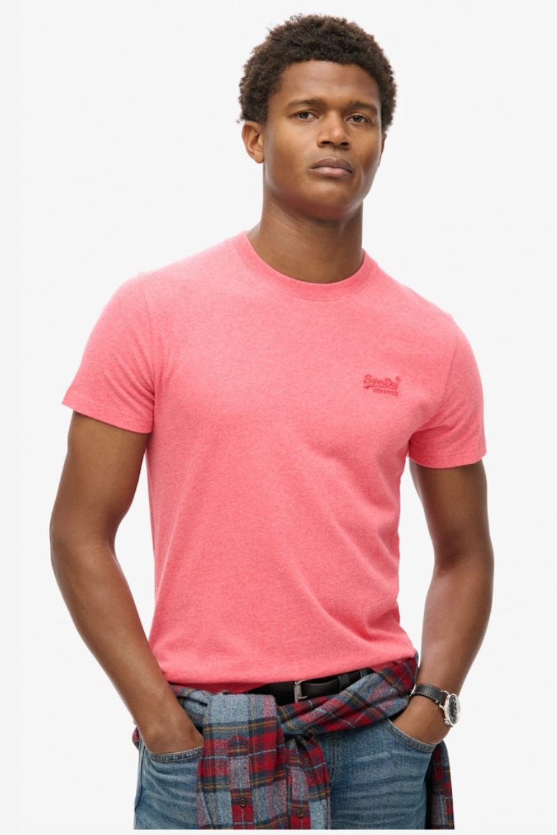 Superdry Essential Logo T-Shirt Punch Pink