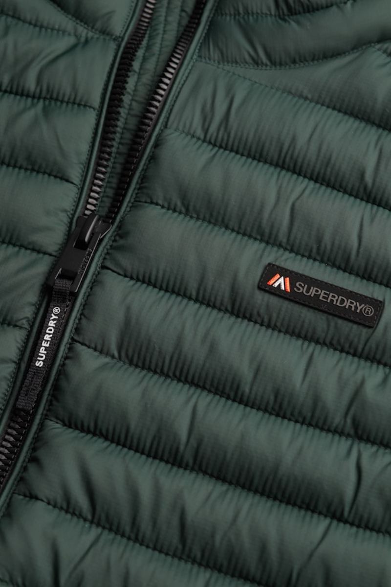 Superdry Fuji Padded Gilet Green