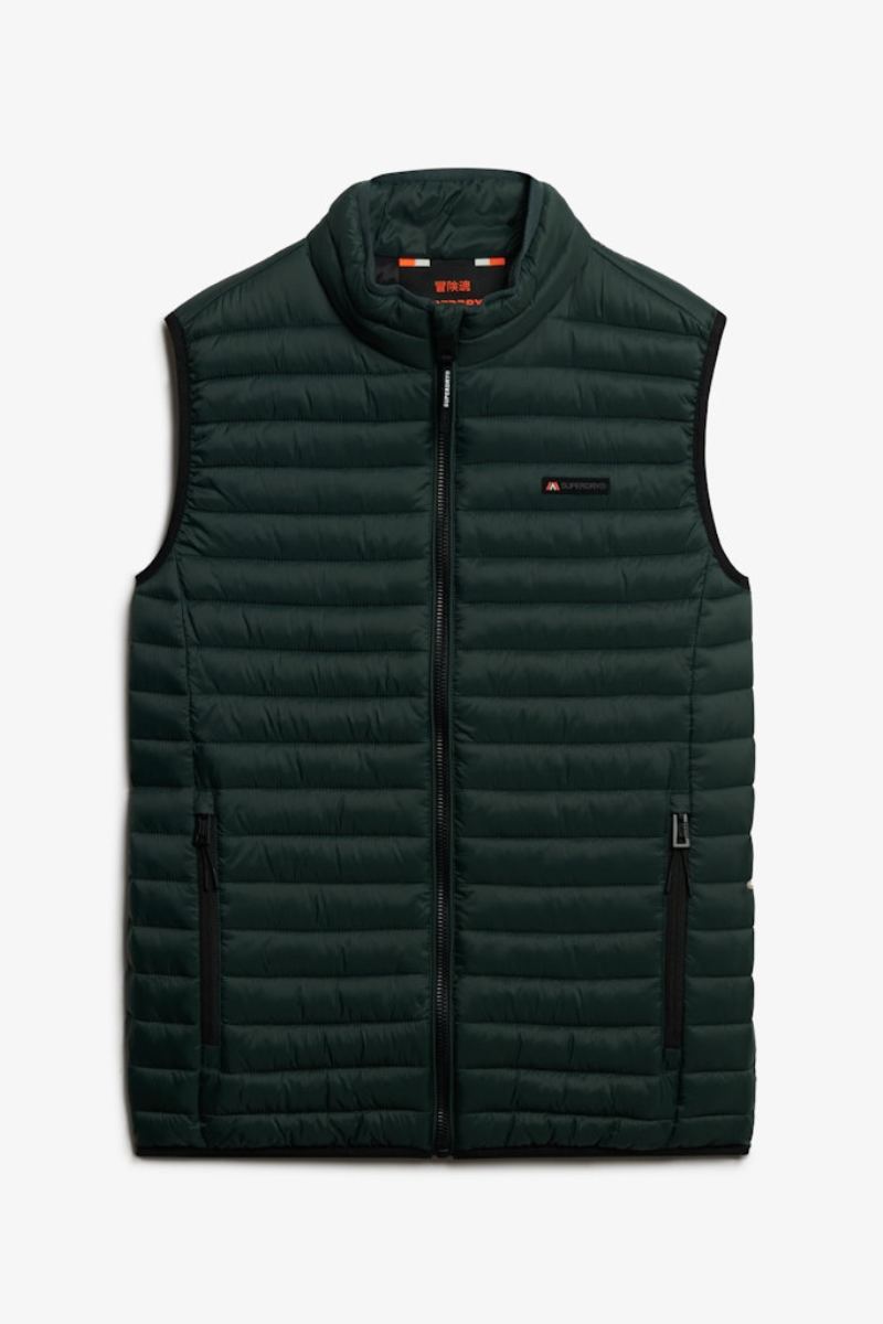Superdry Fuji Padded Gilet Green
