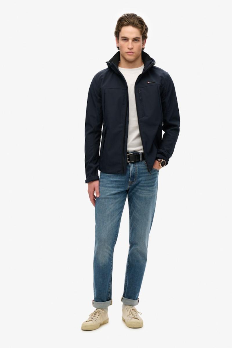 Superdry Hood Softshell Trekker Navy