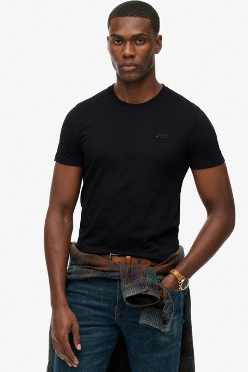 Superdry Ess Logo Emb T-shirt Black