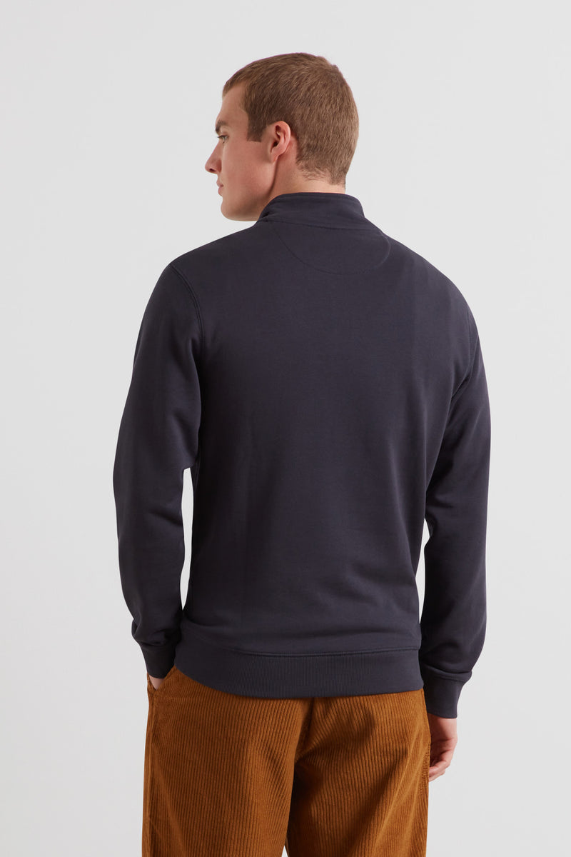 Farah Arnold Quarter Zip Sweatshirt True Navy