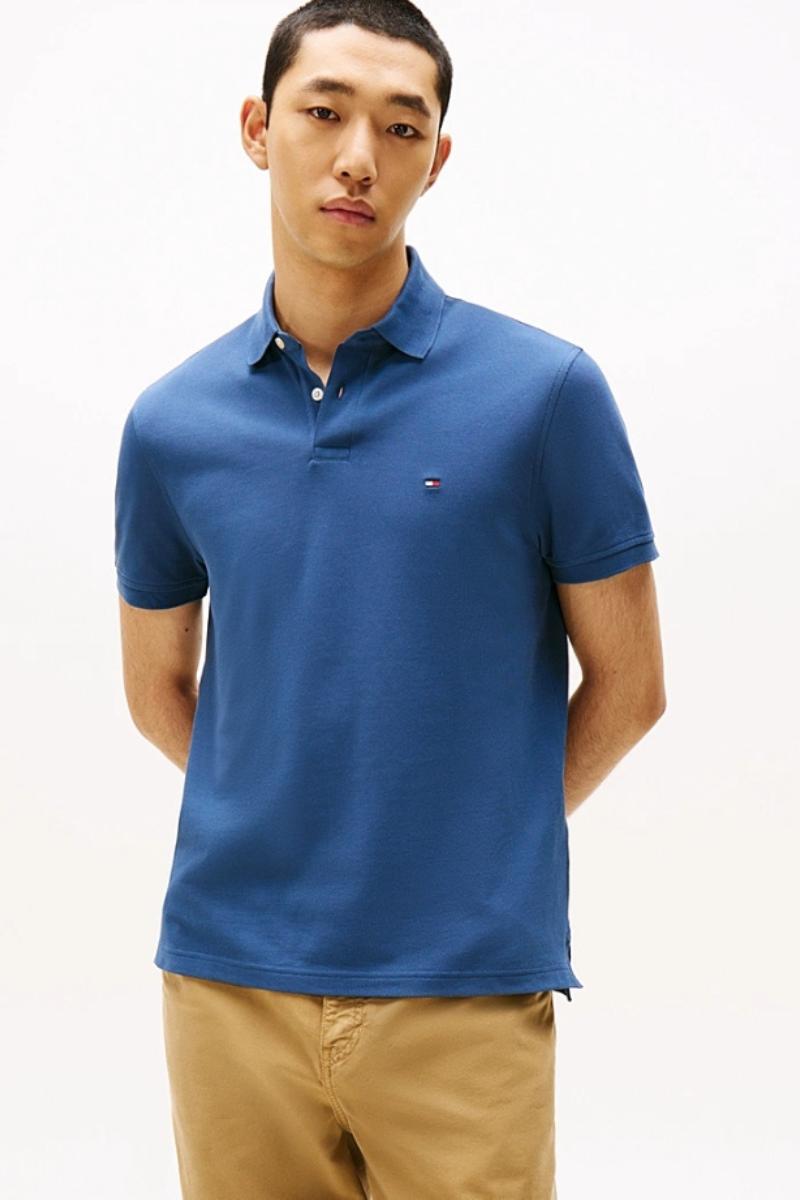 Tommy Hilfiger 1985 Reg Poloshirt Agean Sea