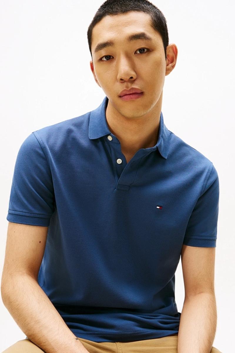 Tommy Hilfiger 1985 Reg Poloshirt Agean Sea