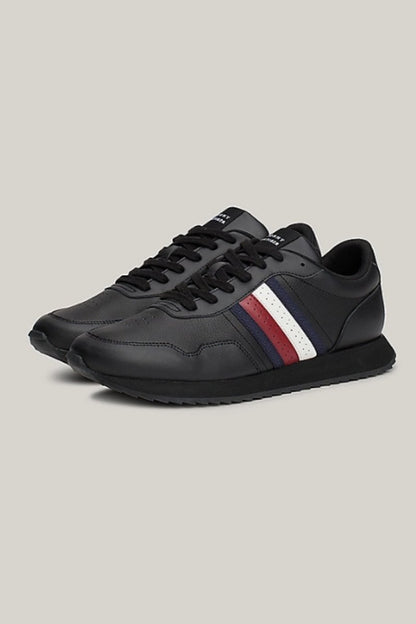 Tommy Hilfiger Runner Evo Mix Black Shoe