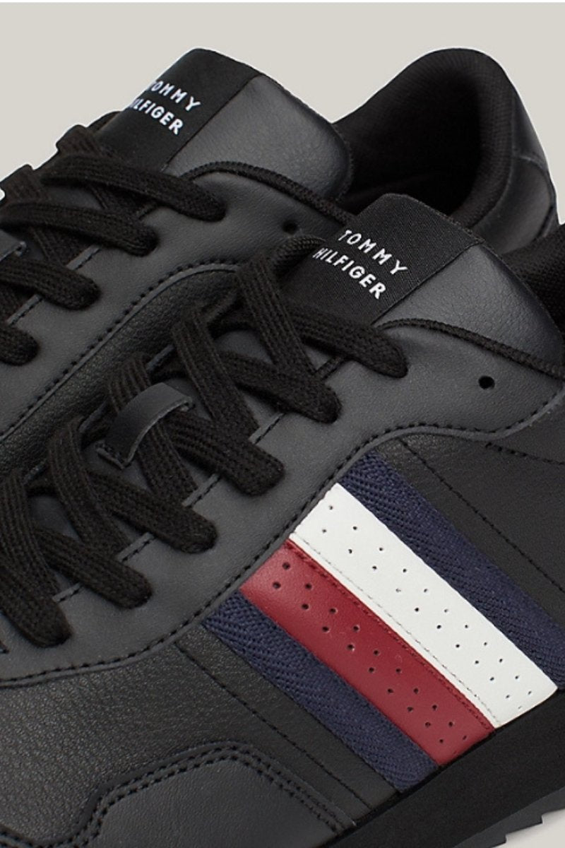 Tommy Hilfiger Runner Evo Mix Black Shoe