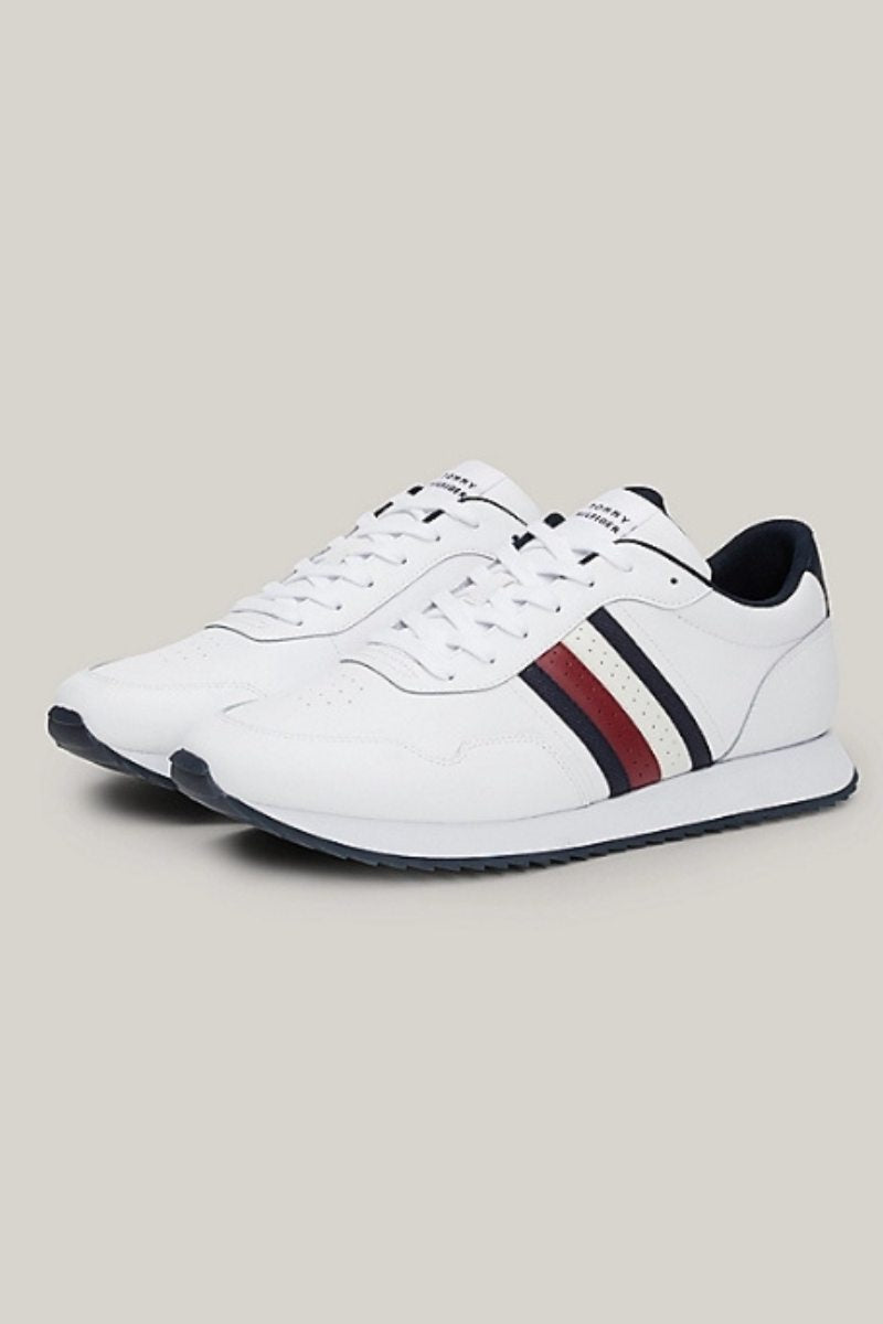 Tommy Hilfiger Runner Evo Mix White Shoe