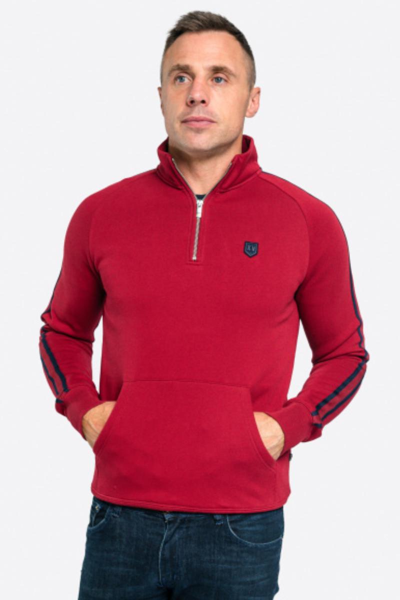 XV Kings Tuine 1/4 Zip Up Firebrick